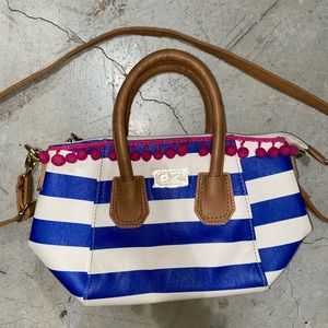 NWOT Betsy Johnson striped shoulder bag